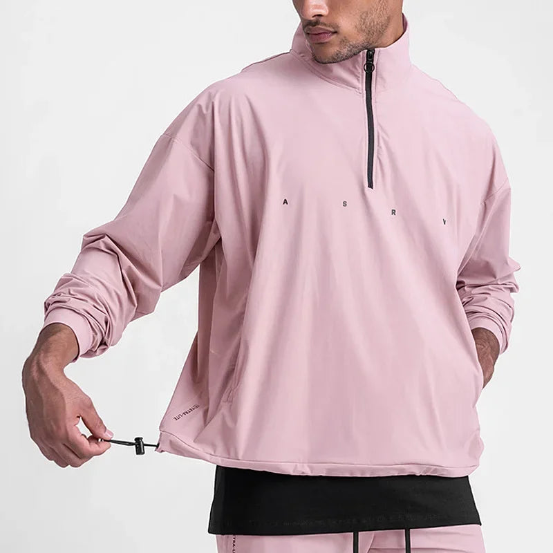 Men's Zip Up Hoodie Athletic Jacket Running Training Hooded Sweatshirt Fitness Sportswear Casual Streetwear Outerwear